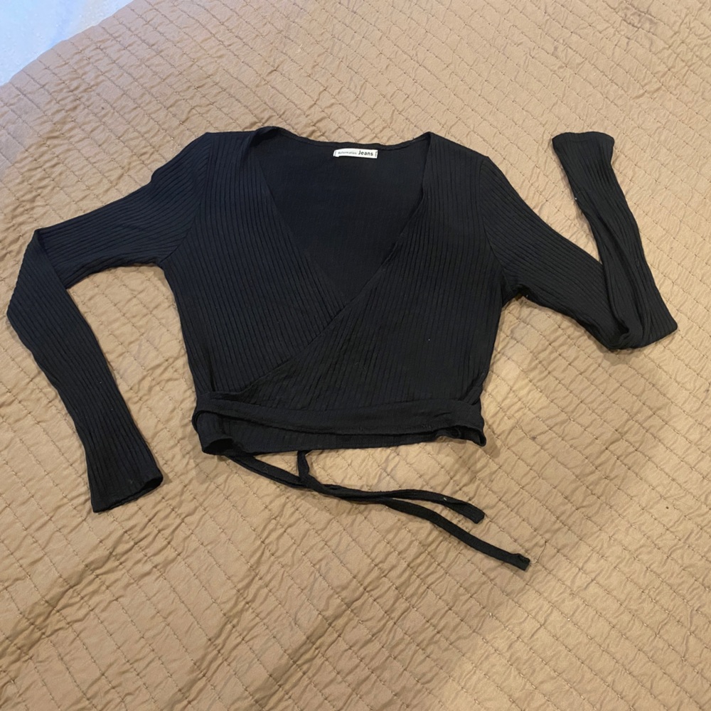 Reformation wrap crop top